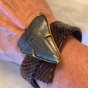 Shark tooth wrap bracelet